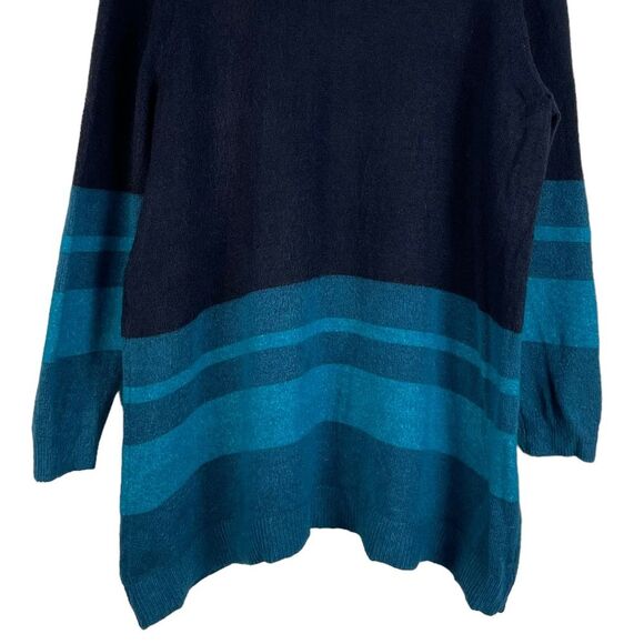 Lane Bryant Colorblock Stripe Cowl Neck Long Sleeve Knit Sweater Size 18/20 NEW - Picture 8 of 9